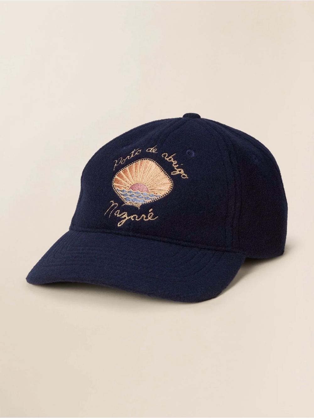 Faherty Nazare Wool Dad Hat Navy NWT Wool Baseball Cap